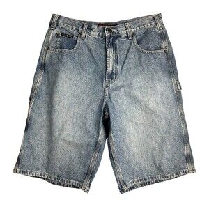 Vintage 90s Industrial Exchange Men's Denim Carpenter Painter Jean Shorts  32